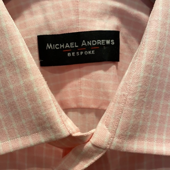Michael Andrews pink w/ white check - Picture 4 of 6